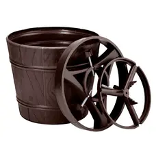 Підставка для ялинки Form-plastic PLANET 2, пластик, форма відро 17 л, коричнева