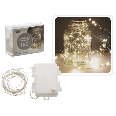 Гірлянда-струна Chomik, 2,3 м, 20 LED теплий білий