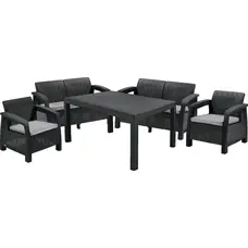 Набір меблів Keter Corfu Fiesta, графіт
