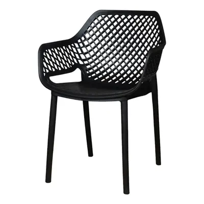 Стілець садовий пластиковий BICA Aria, графіт