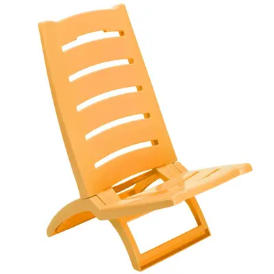 Крісло-шезлонг Adriatic 37.5х65, пластик, жовтий