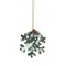 Підвіска декоративна House of Seasons Сніжинка, дерево, 9 см, білий з зеленим