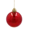 Ялинкові пластикові кульки Chomik комплект 20шт, Ø 5см, червоні
