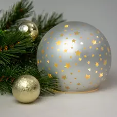 Світильник декоративний Chomik Куля, скляний, LED 12x11см, білий