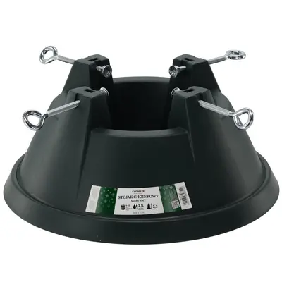 Підставка для ялинки Chomik, Ø стовбура 5-12 см, пластик, форма кругла