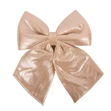 Бант декоративний блискучий House of Seasons шампань, 24 см
