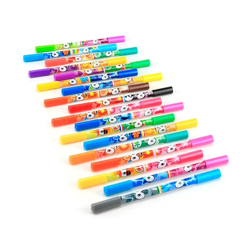 Набір із 18 ароматних двосторонніх гелевих ручок SCENTICORNS