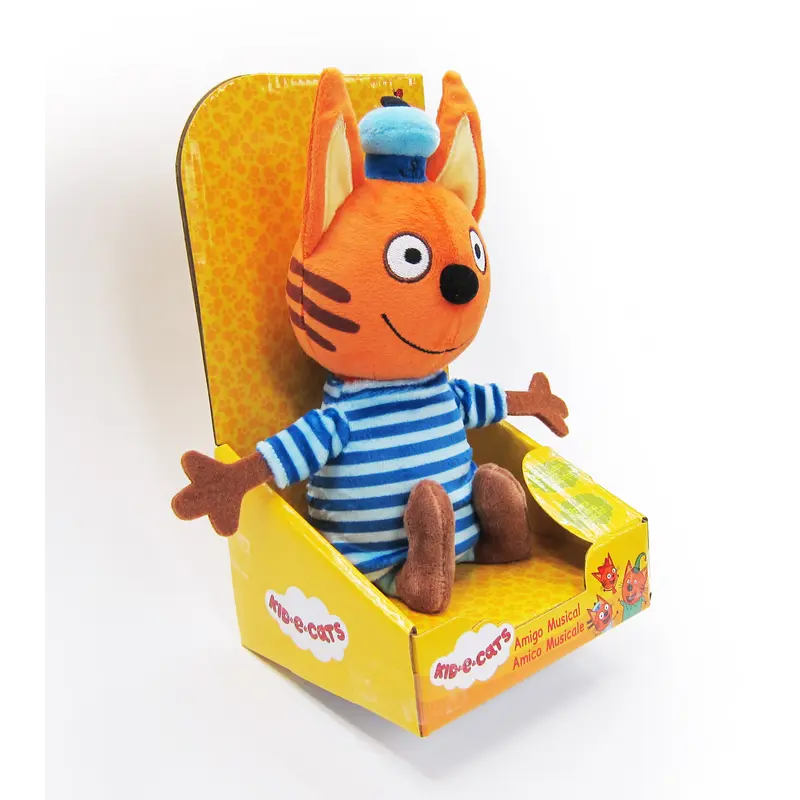 Три кота: м'яка іграшка Коржик зі звуковими эфектами