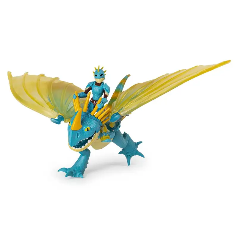 Як приборкати дракона 3: набір з дракона Громгільди у бойовому забарвленні та вершника Астрід