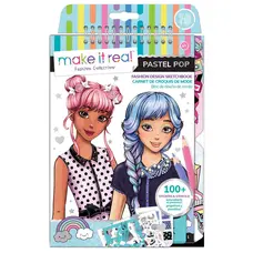 Make it Real: Блокнот з трафаретами для створення модних колекцій «Модна вечірка»