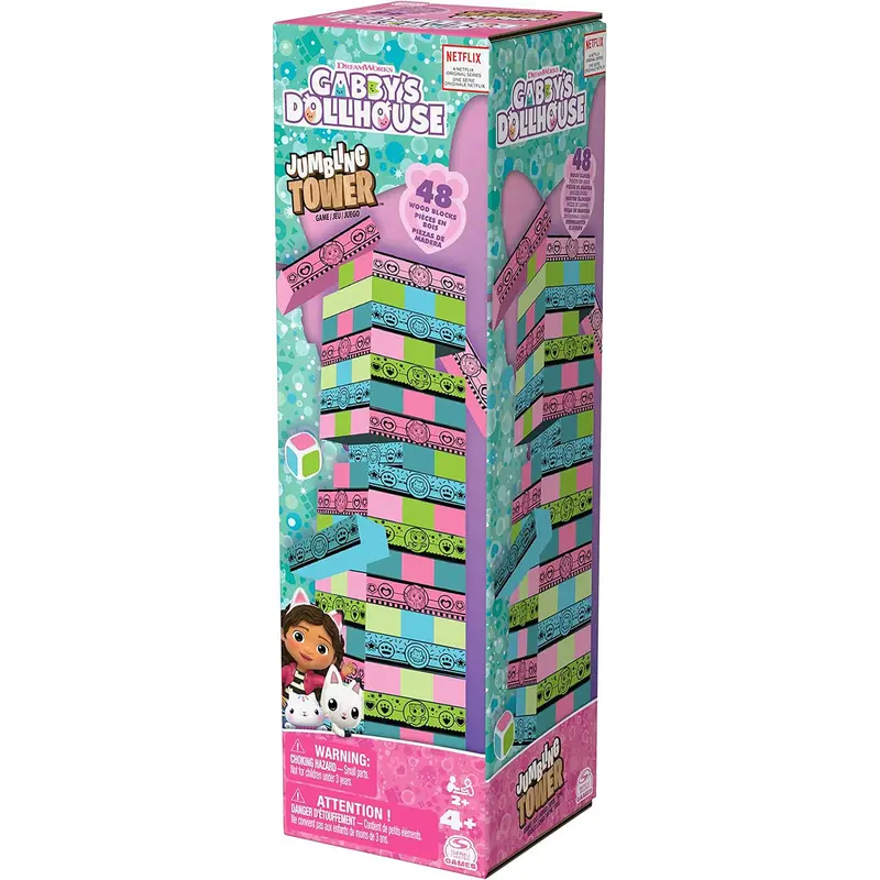 Настільна гра: дженга «Ляльковий будиночок Габбі»