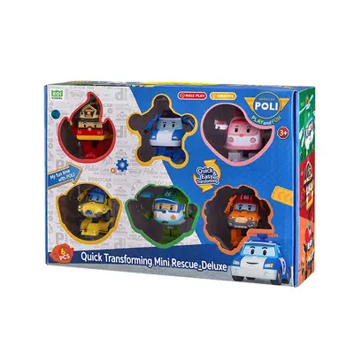 Ігровий набір 'Міні рятівники-трансформери делюкс' (6 шт)