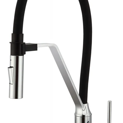Змішувач для кухні Invena Magnetic BZ-30-L04 чорний