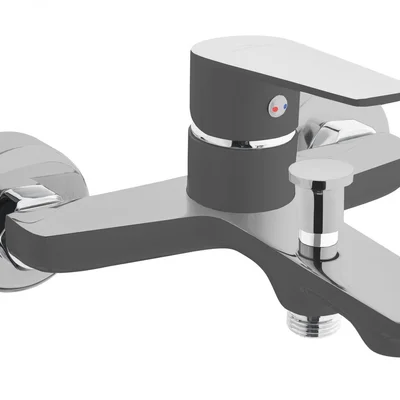 Змішувач для ванни Invena Dokos BW-19-005 графіт