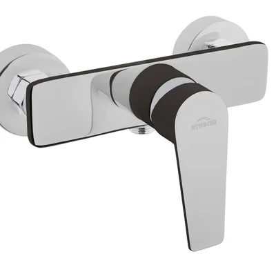 Змішувач для душу Invena Dokos BN-19-004 чорний/хром