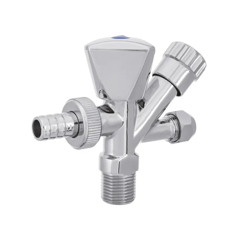 Комбінований вентиль Invena ZW-26-020 1/2"x3/4"x10(3/8")
