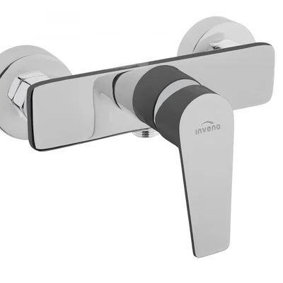 Змішувач для душу Invena Dokos BN-19-005 графіт/хром
