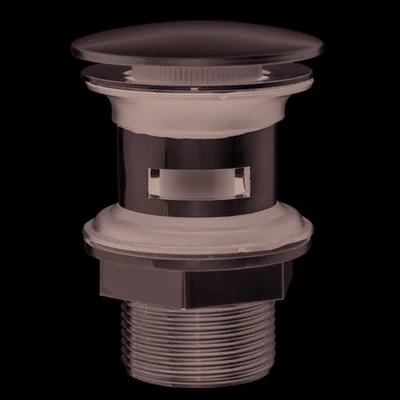 Донний клапан Invena, ABS, click-clack, грибоподібний, великий, SC-B1-029