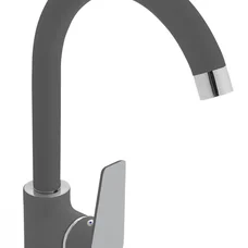 Змішувач для кухні Invena Dokos BZ-19-005 графітхром