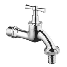 Кран садовий, хромований Invena ZW-67-015
