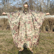 Маскувальний плащ дощовик (пончо) Signal Мультикам L/XL