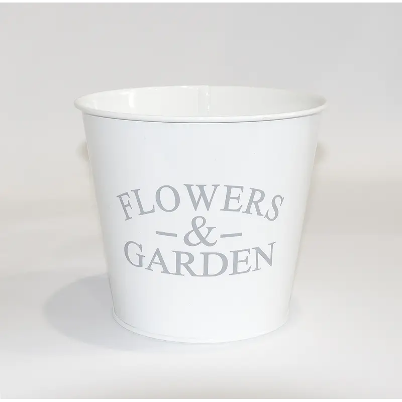 Кашпо декоративне 1л "FLOWERS & GARDEN" Vitan, колір Білий, 130*98*140
