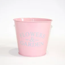 Кашпо декоративне 2л "FLOWERS & GARDEN" Vitan, колір Рожевий, 140*110*157 метал