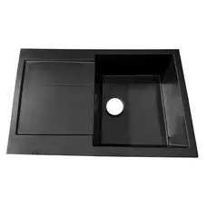 Мийка гранітна Mida 78х50 чорна ( А0054399 )