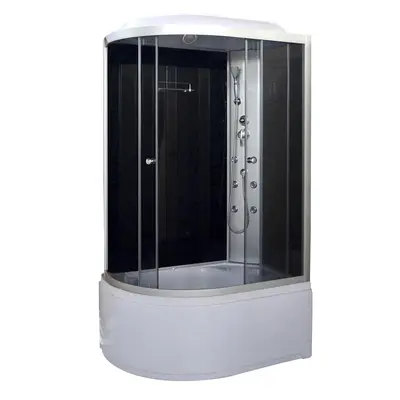 Гідромасажний бокс 81 RC Clear R 120х80х215 глибокий піддон ( А0051584 )