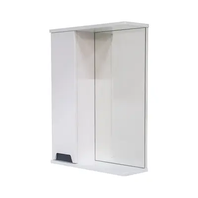 Дзеркало з шафкою Poli 50 L біле ліве ( А0051235 )