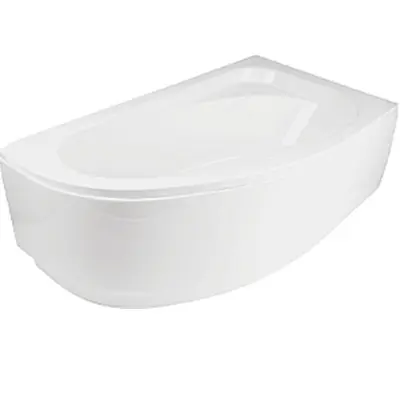 Ванна акрилова асиметрична Cornea 140x80 R з ногами і панеллю ( А0050978 )