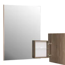 Дзеркало з шафкою підвісна Kolour 550*700 (Оксід) ( А0058306 )