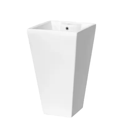 Умивальник керамічний моноблок SY 10 47.5*47*83 білий ( А0058456 )