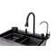 Мийка кухонна TWITER-2 7546 чорна з нержавіючої сталі 75*46*22 BLACK ( А0059849 )