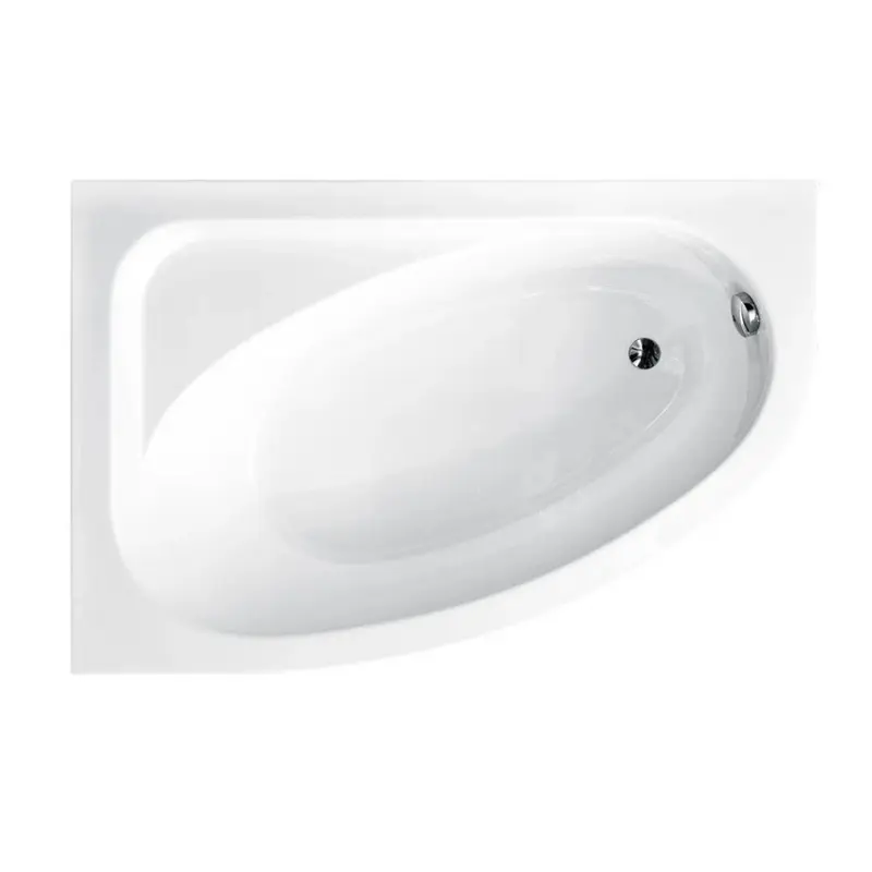 Ванна акрилова асиметрична Cornea 140x80 L з ногами і панеллю ( А0051183 )