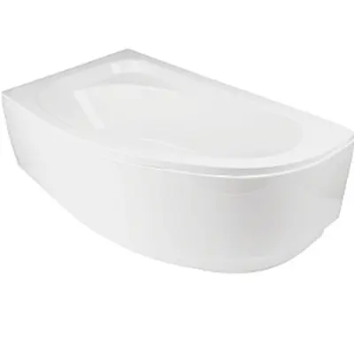 Ванна акрилова асиметрична Cornea 140x80 L з ногами і панеллю ( А0051183 )