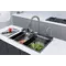 Мийка кухонна MITTONI P-5 7546 чорна з нержавіючої сталі 75*46*22 BLACK ( А0059850 )