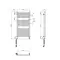 Електрична рушникосушарка Авангард X 480*1000L Sensor WF чорн ( А0061454 )
