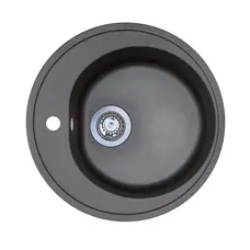 Мийка гранітна 51D чорна з білим NEW ( А0026655 )