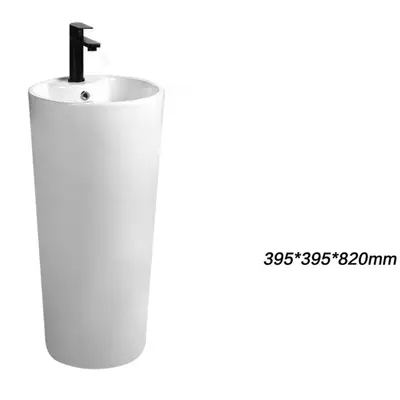 Умивальник керамічний моноблок SY 27 39.5*39.5*82 білий ( А0058458 )