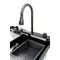 Мийка кухонна MITTONI B-5 7546 чорна з нержавіючої сталі 75*46*22 BLACK ( А0059851 )