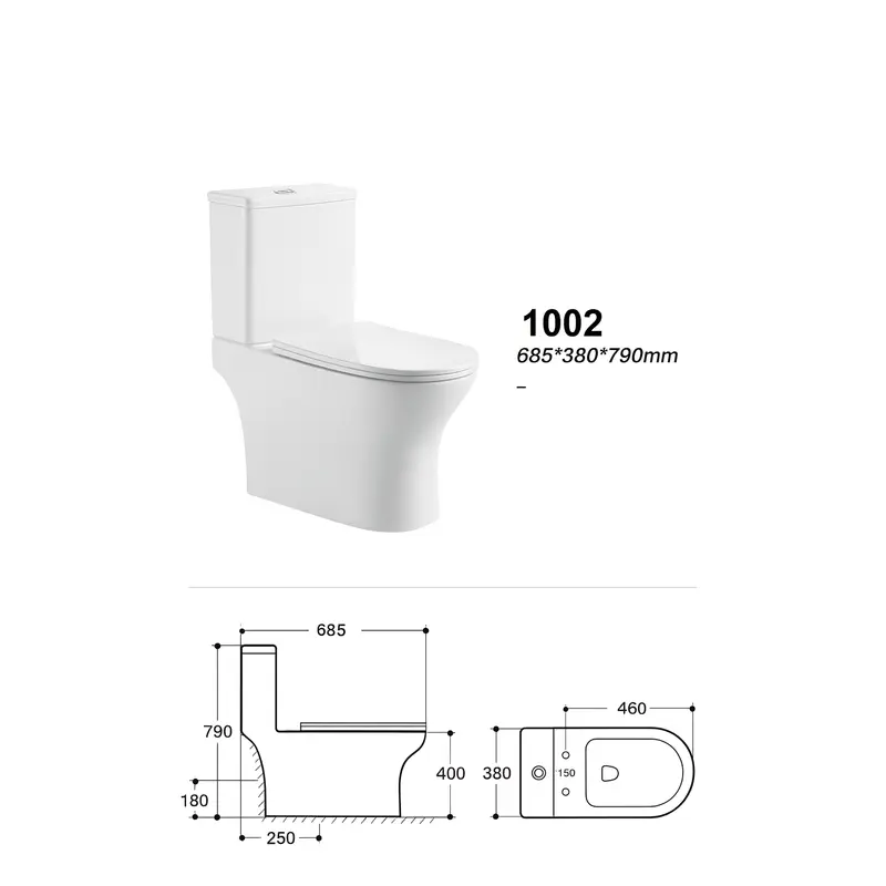 Унітаз SY 1002 68.5*38*79 білий ( А0058455 )
