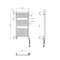 Електрична рушникосушарка Авангард X 480*1000R Sensor WF чорн ( А0061455 )