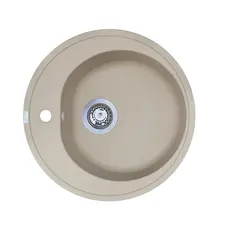 Мийка гранітна 51D слонова кістка NEW ( А0025250 )