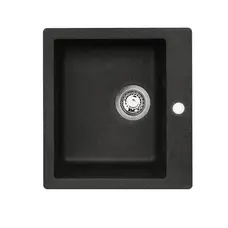 Мийка гранітна Barni чорна 45,5х49 ( А0048623 )