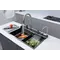 Мийка кухонна PIANO P-7 7546 чорна з нержавіючої сталі 75*46*22 BLACK ( А0059852 )
