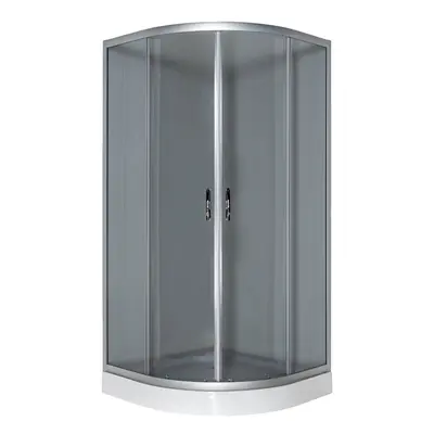 Душова кабіна VIVIA JK 091 Сіра 90*90*191 мілкий піддон ( А0055605 )