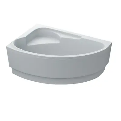 Ванна акрилова асиметрична FIONA 150x100 L + ноги + екран під ванну ( А0045121 )