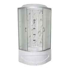 Гідробокс TKF100 Білий мармур WG 100x100x215 глибокий піддон ( А0045233 )