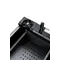 Мийка кухонна PIANO B-7 7546 чорна з нержавіючої сталі 75*46*22 BLACK ( А0059853 )
